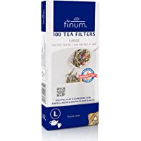Finum - Filtros para té (Papel-100 Unidades- Talla L)